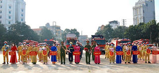 Lực lượng Cảnh sát PCCC và CNCH Công an tỉnh Lạng Sơn lập thành tích kỷ niệm Ngày truyền thống 