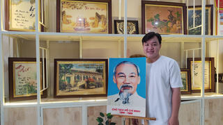 Chàng thanh niên “khởi nghiệp xanh” bằng tranh gạo