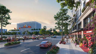 Sức hút kép từ ‘bộ đôi’ quảng trường Vạn Xuân và phố đi bộ Central Square tại Phổ Yên