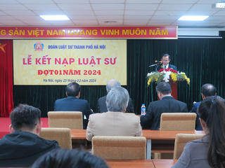 Đoàn Luật sư TP Hà Nội kết nạp luật sư thành viên mới