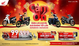 Honda Việt Nam triển khai chương trình tri ân khách hàng “Triệu lời cảm ơn – Quà khủng Tết lớn”