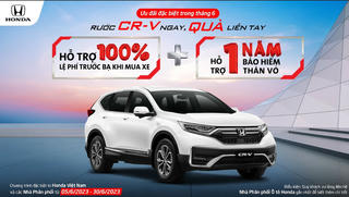 Khuyến mại lớn cho khách hàng khi mua Honda CR-V trong tháng 6