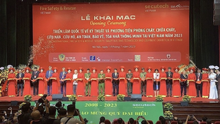 Khai mạc Triển lãm quốc tế về kỹ thuật và phương tiện phòng cháy, chữa cháy và cứu nạn cứu hộ
