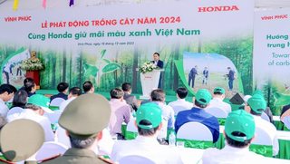 Honda Việt Nam tổ chức 'Cùng Honda giữ mãi màu xanh Việt Nam'