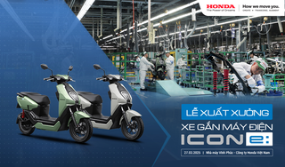 Honda Việt Nam xuất xưởng chiếc xe gắn máy điện ICON e: đầu tiên: Công nghệ xanh – Đồng hành cùng tương lai bền vững