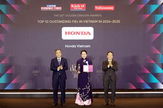 Honda Việt Nam nhận giải thưởng Rồng Vàng năm 2025