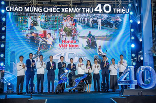 Honda Việt Nam xuất xưởng chiếc xe máy thứ 40 triệu