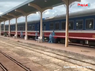 Thêm 368 công dân Thừa Thiên - Huế từ vùng có dịch đã về tới quê bằng tàu hỏa