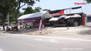 BCĐ 197 Hà Nội phối hợp tổ chức nhiều điểm bán hàng lưu động nhằm đảm bảo an ninh trật tự và đáp ứng nhu yếu phẩm cho người dân