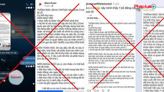 Bộ Công an xác minh đối tượng tung tin lộ đề thi tốt nghiệp THPT 2024