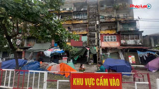 Hải Phòng: Di dời khẩn cấp khoảng 100 hộ dân tại Khu chung cư Vạn Mỹ
