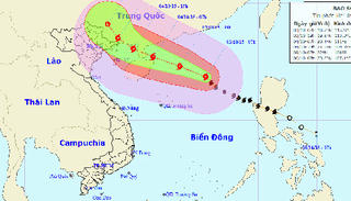 Đề phòng mưa to đến rất to do ảnh hưởng bão số 4