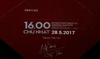 Sự thật phía sau tấm thiệp cưới gây xôn xao của Mỹ Tâm