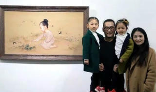 Ông bố Trung Quốc dành 10 tiếng mỗi ngày vẽ con gái