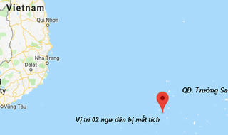 Tìm kiếm 2 nam thanh niên rơi xuống biển