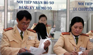Thủ tục làm lại Giấy đăng ký xe máy