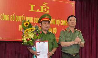 Quyết định của Bộ trưởng Bộ Công an về công tác cán bộ