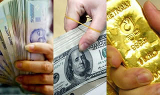 Ngày đầu tháng 5, USD tăng vọt, vàng tụt giảm