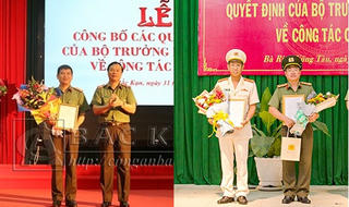 Quyết định về nhân sự ngành Công an