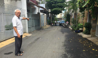 Cả khu phố tự bỏ tiền làm đường