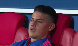 James Rodriguez rơi lệ nhìn Colombia bị Anh khuất phục