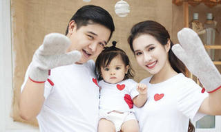 Chàng Điền phim 'Cánh đồng bất tận' khoe vợ đẹp, con xinh