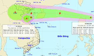 Bắc miền Trung vừa phải đối phó áp thấp nhiệt đới, vừa đề phòng bão đổ bộ