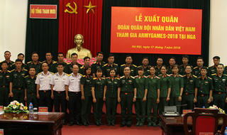 Xuất quân tham gia Hội thao Quân sự Quốc tế tại Nga