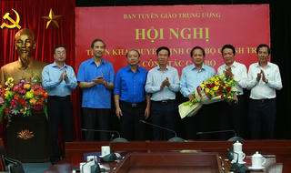 Ông Trương Minh Tuấn làm Phó trưởng Ban Tuyên giáo Trung ương 