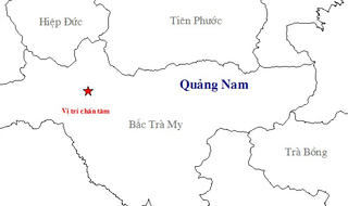 Động đất tại Quảng Nam