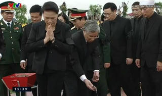 Xúc động tiễn biệt cố Chủ tịch nước Trần Đại Quang về lòng đất mẹ