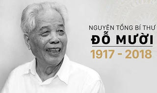 Tổ chức Quốc tang nguyên Tổng Bí thư Đỗ Mười trong 2 ngày