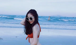 Bạn gái hot girl của Quang Hải ngày càng 'bốc lửa'
