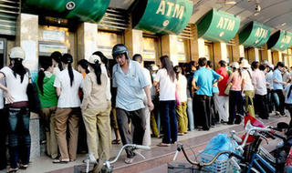 Xử lý kịp thời ATM hết tiền, không để khách hàng bức xúc dịp Tết