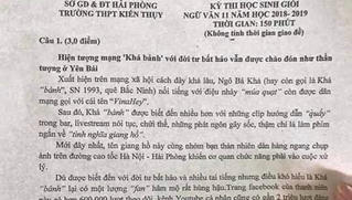 Đưa Khá 'bảnh' vào đề thi học sinh giỏi