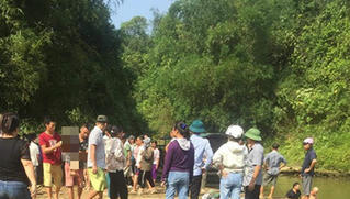 4 nữ sinh chết thương tâm trên suối sau buổi học cuối năm