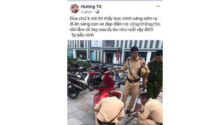 Đăng ảnh kèm lời xúc phạm CSGT, cô gái bị phạt 7,5 triệu đồng