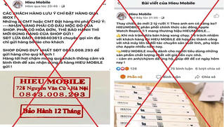 Công an cảnh báo: 'Đừng để trở thành nạn nhân của shop online Hieu mobile'