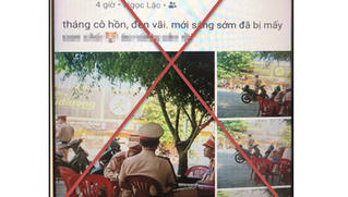 Phạt 7,5 triệu đồng trai làng xúc phạm danh dự, nhân phẩm CSGT Thanh Hóa