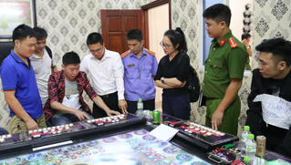 Phá 5 tụ điểm tệ nạn trá hình do người Trung Quốc tổ chức ở Bắc Ninh