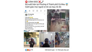 Bịa đặt tin về người đàn ông mặt đen, cô gái trẻ bị công an xử lý