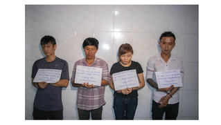 Người phụ nữ say ma túy trong phòng trọ cùng 3 nam thanh niên 