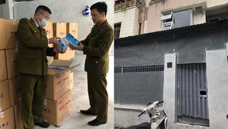 Phát hiện nam thanh niên Trung Quốc gom 100.000 khẩu trang trong biệt thự ở Hà Nội