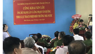 Bộ Công an xin lỗi công khai hai doanh nhân bị bắt giam trái pháp luật