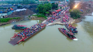 'Lệnh khẩn' chấn chỉnh hoạt động phà Tuần Mây, xem xét mở bến đò giảm tải khách phòng dịch Covid - 19