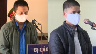 Ngông nghênh không đeo khẩu trang còn xúc phạm cán bộ phòng dịch, 2 trai làng vào tù 