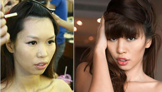 Choáng với nhan sắc thật của mỹ nhân showbiz Việt