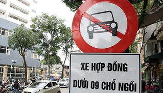 Hà Nội tiếp tục cấm taxi trên 10 tuyến phố