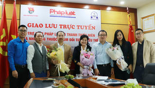 Giao lưu trực tuyến về trợ giúp pháp lý cho thanh thiếu niên và nhi đồng thuộc nhóm yếu thế