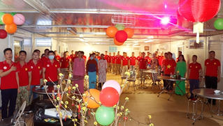 Tết thiêng liêng, đầm ấm của bác sĩ mũ nồi xanh ở Nam Sudan